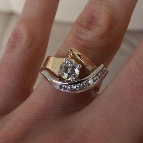 Goldring Fusion mit freier Form