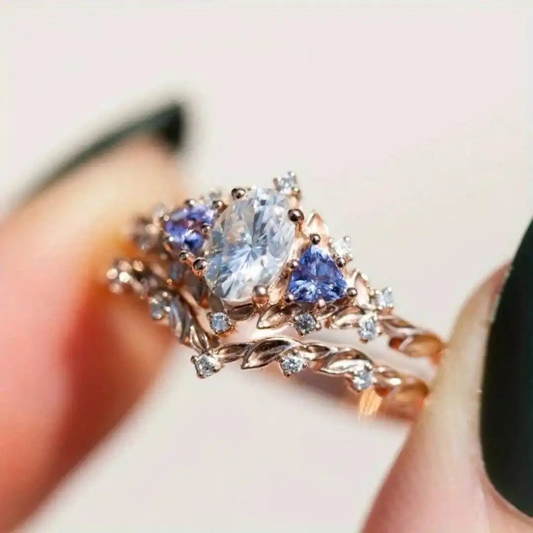 Vintage Ring glänzendes Gold