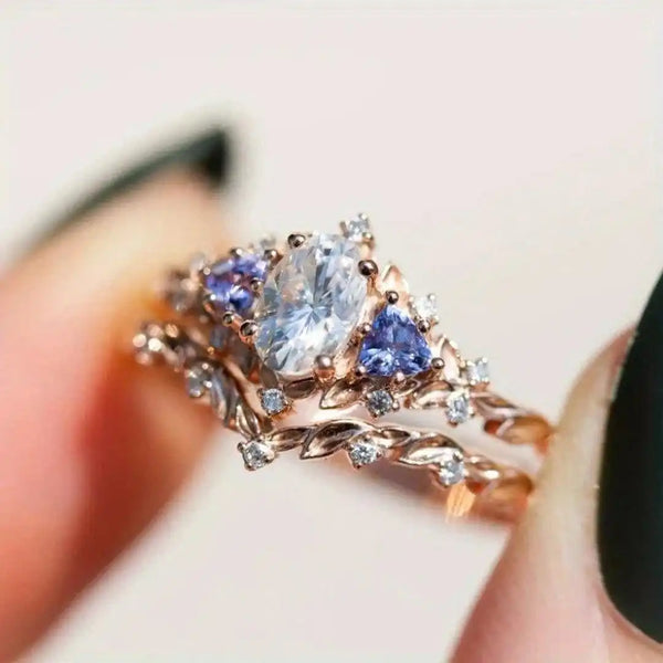 Vintage Ring glänzendes Gold