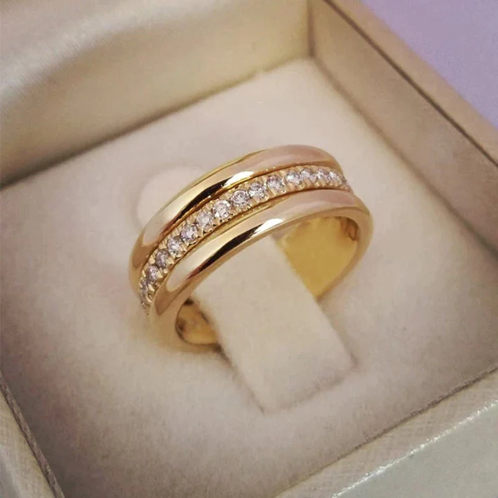 Vintage Ring mit Zirkonia