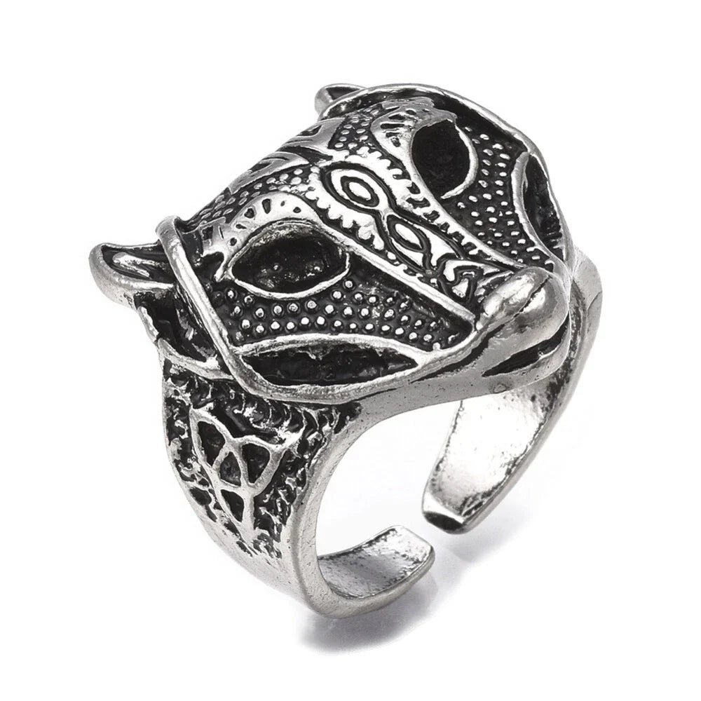 Vintage glänzender Ring in Silber